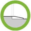 Flush door sills