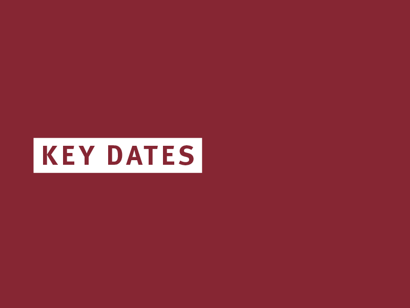 Key Dates