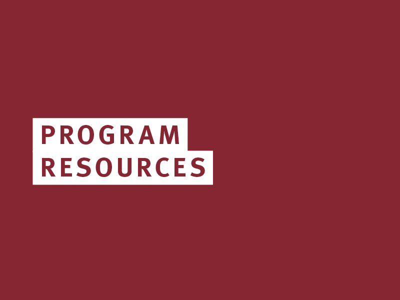 Program Resources