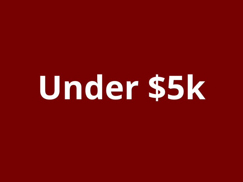 Under $5k