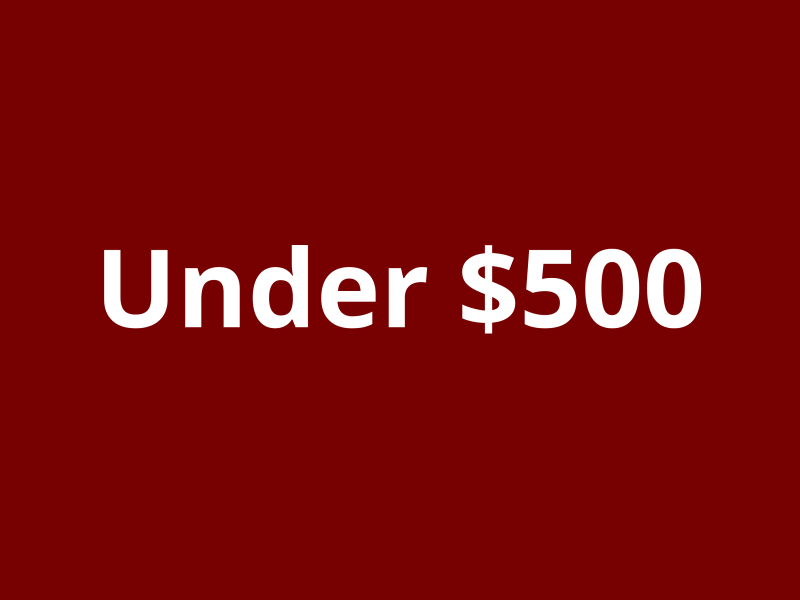 Under $500